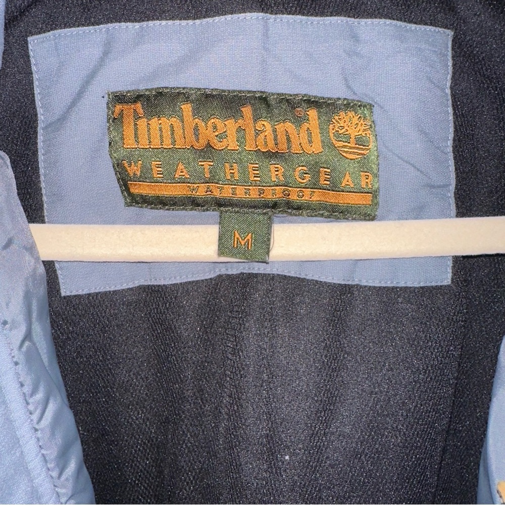 Timberland Weather Gear Waterproof Utility Jacket Grey/Blue Size: Medium - Picture 5 of 13